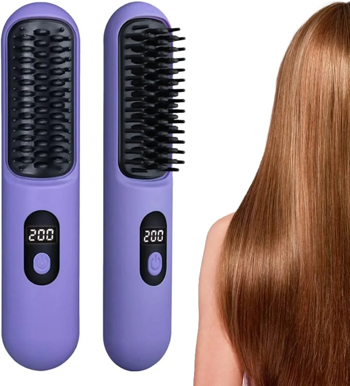 Mini Portable Straightening Brush - CATCH DROPSHIP