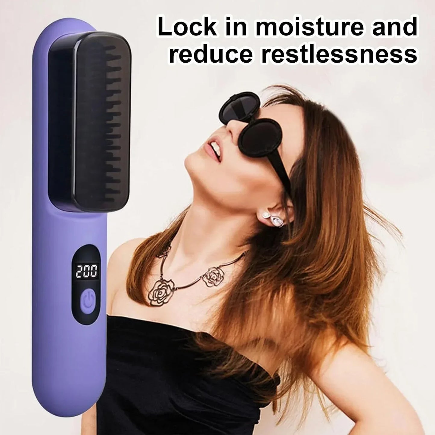 Mini Portable Straightening Brush - CATCH DROPSHIP