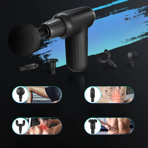 Muscle Massage Gun with 4 Heads FH-820 - CATCH DROPSHIP